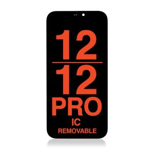 LCD Assembly with Steel Plate Compatible for iPhone 12 / 12 Pro (Aftermarket Plus / Incell)