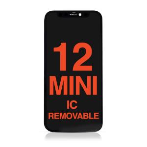 LCD Assembly with Steel Plate Compatible for iPhone 12 Mini (Aftermarket Plus / Incell) (IC Removable)