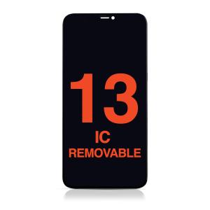 LCD Assembly with Steel Plate Compatible for iPhone 13 (Aftermarket Plus / Incell) (IC Removable)