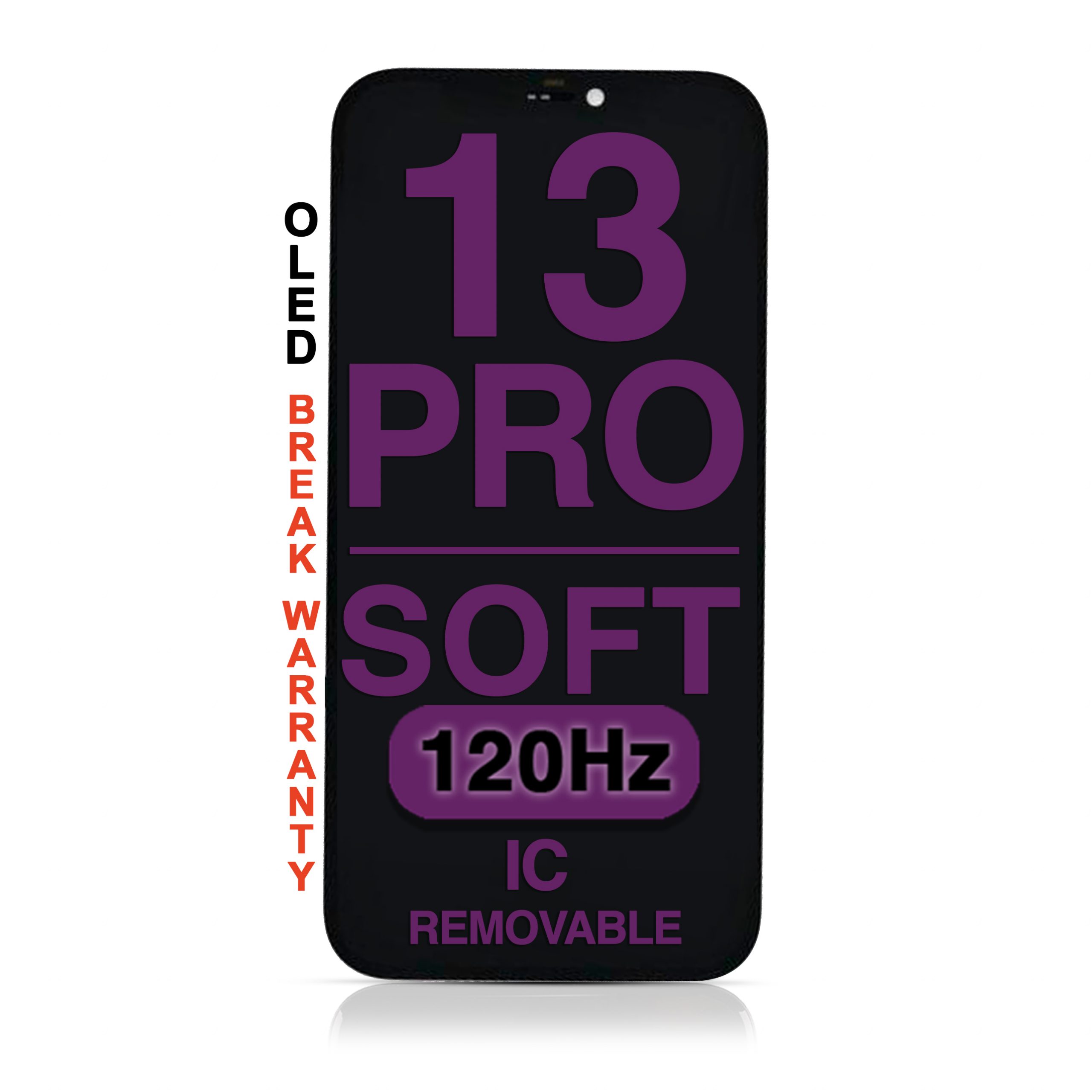 OLED Assembly Compatible for iPhone 13 Pro (Soft Premium) (IC Removable)