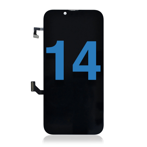 LCD Assembly with Steel Plate Compatible for iPhone 14 (Aftermarket)