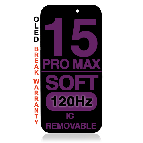 OLED Assembly Compatible for iPhone 15 Pro Max (Soft Premium)
