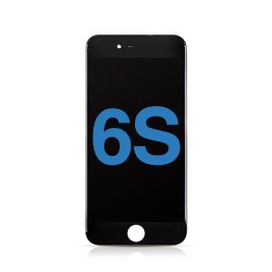 LCD Assembly with Steel Plate Compatible for iPhone 6S (Aftermarket) - Black