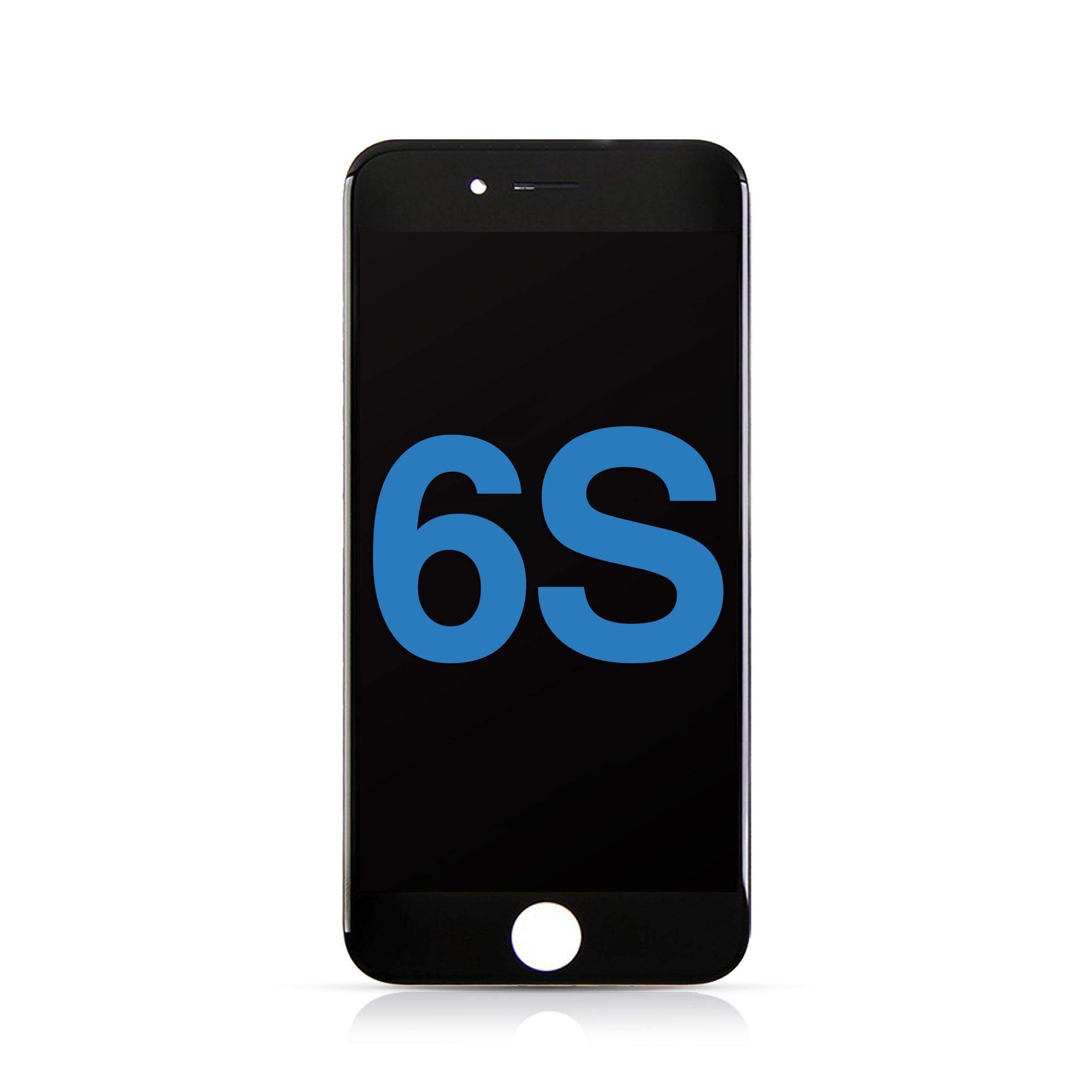LCD Assembly with Steel Plate Compatible for iPhone 6S (Aftermarket) - Black