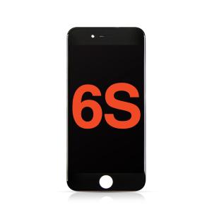 LCD Assembly with Steel Plate Compatible for iPhone 6S (Aftermarket Plus /Incell) - Black