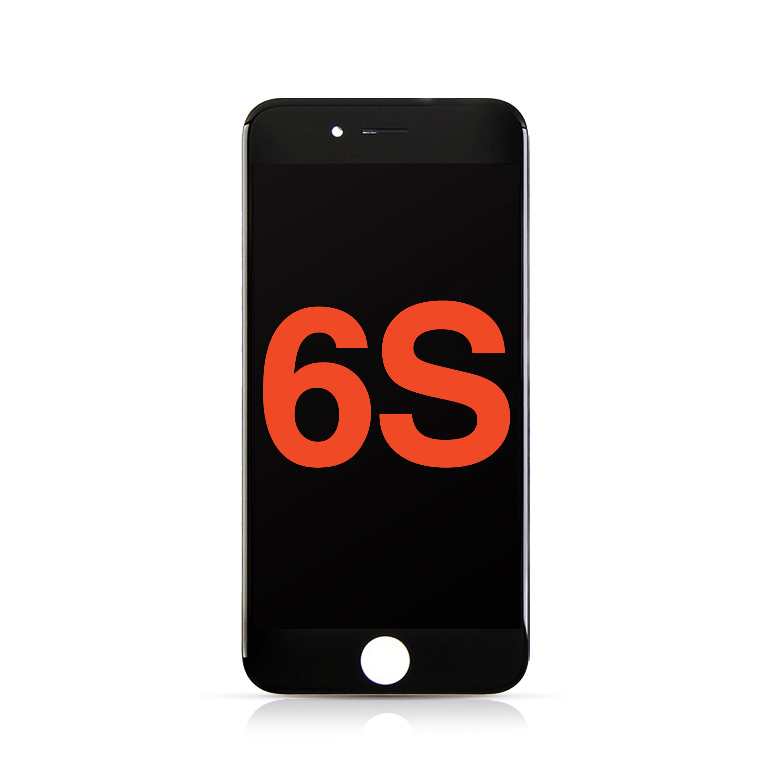 LCD Assembly with Steel Plate Compatible for iPhone 6S (Aftermarket Plus /Incell) - Black