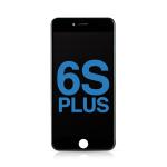 LCD Assembly with Steel Plate Compatible for iPhone 6S Plus (Aftermarket) - Black