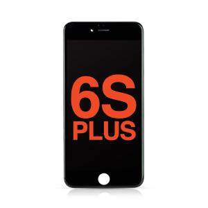 LCD Assembly with Steel Plate Compatible for iPhone 6S Plus (Aftermarket Plus /Incell) - Black