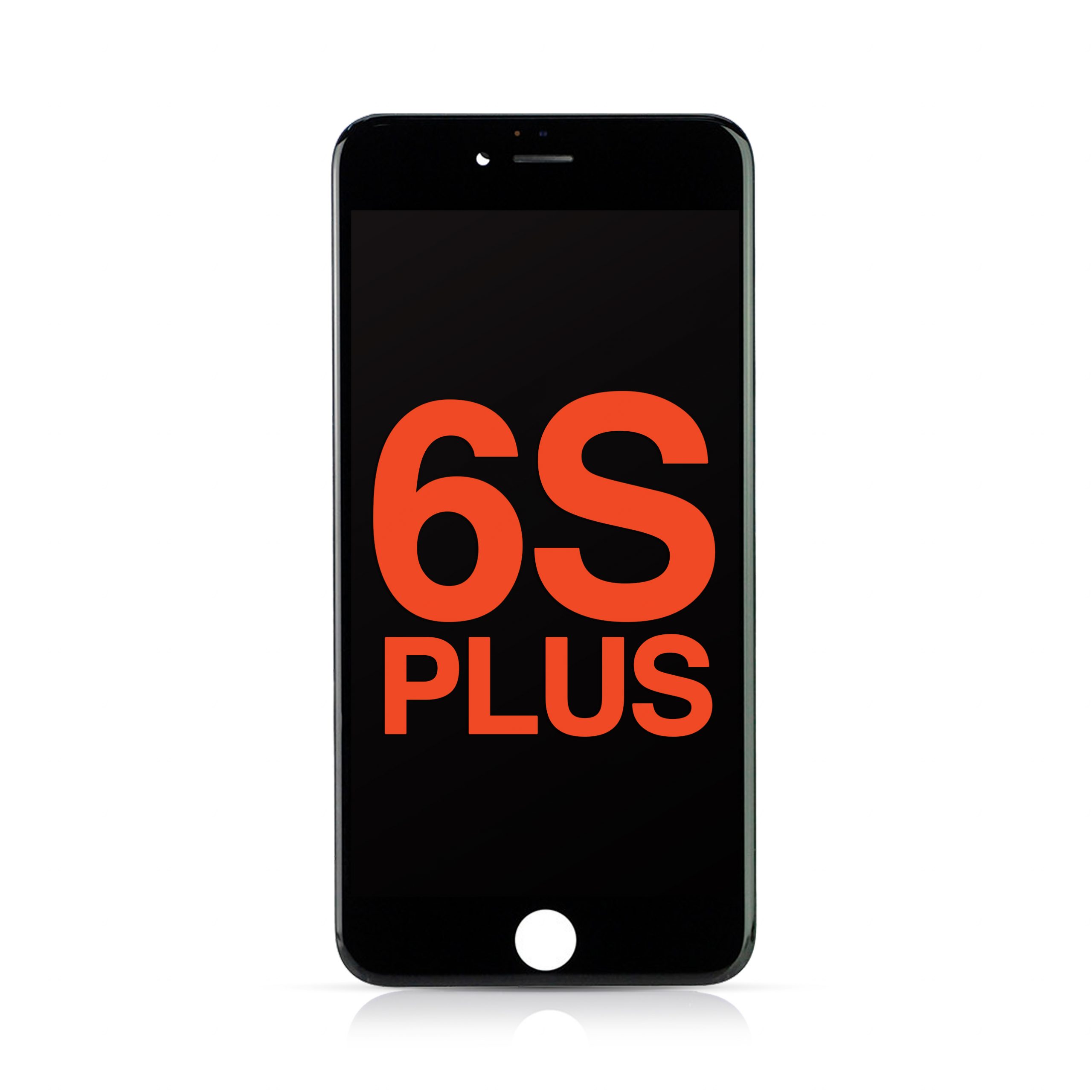 LCD Assembly with Steel Plate Compatible for iPhone 6S Plus (Aftermarket Plus /Incell) - Black