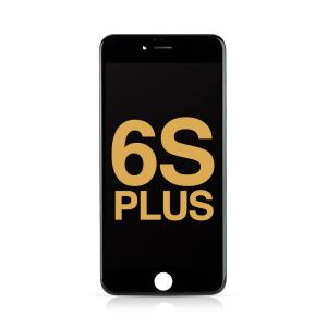 LCD Assembly with Steel Plate Compatible for iPhone 6S Plus (Refurbished) - Black