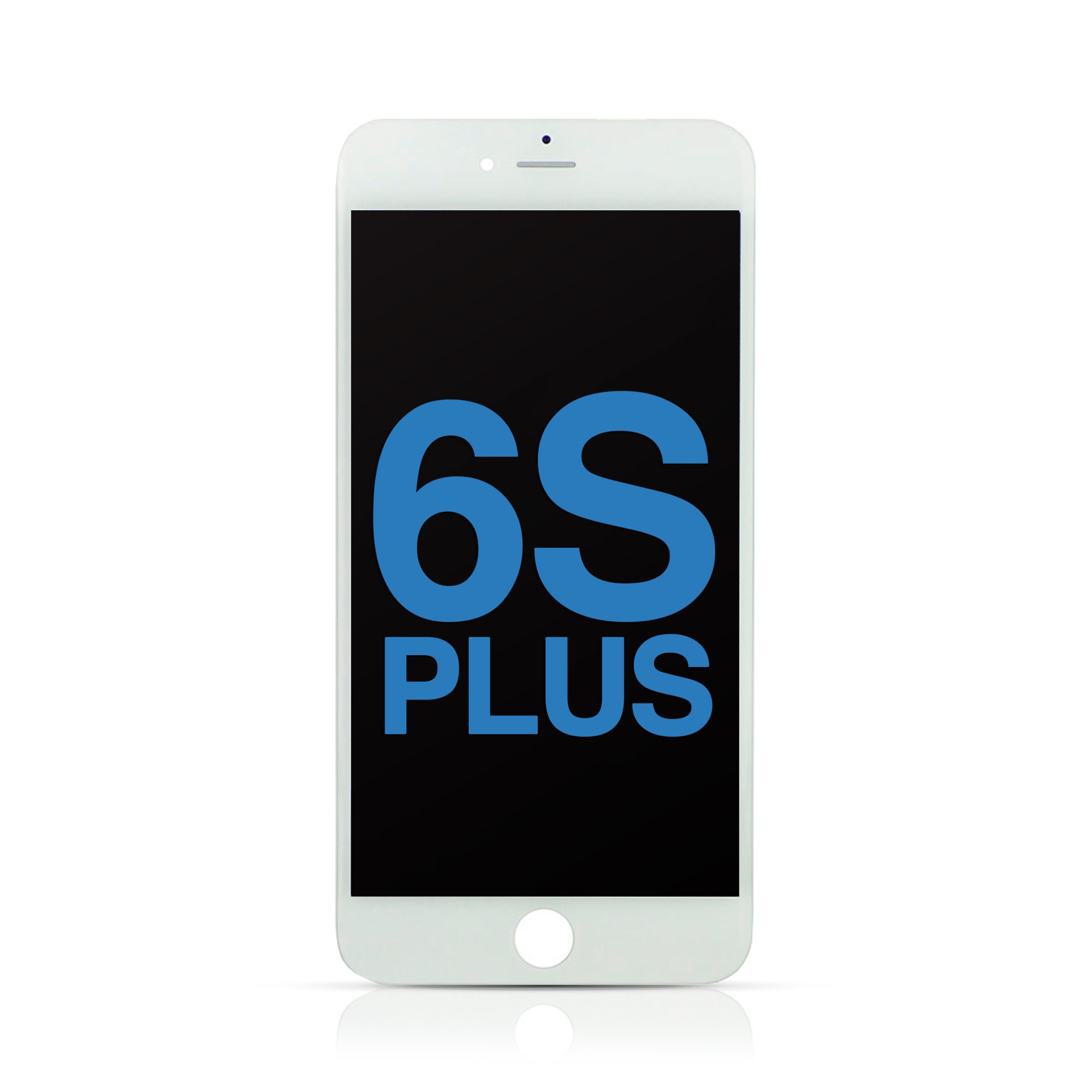 LCD Assembly with Steel Plate Compatible for iPhone 6S Plus (Aftermarket) - White