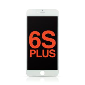 LCD Assembly with Steel Plate Compatible for iPhone 6S Plus (Aftermarket Plus /Incell) - White