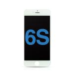 LCD Assembly with Steel Plate Compatible for iPhone 6S (Aftermarket) - White