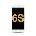 LCD Assembly with Steel Plate Compatible for iPhone 6S (Refurbished) - White