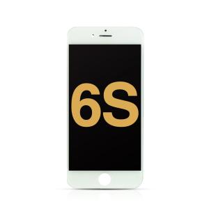 LCD Assembly with Steel Plate Compatible for iPhone 6S (Refurbished) - White