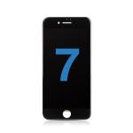 LCD Assembly with Steel Plate Compatible for iPhone 7 (Aftermarket) - Black