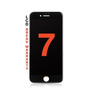 LCD Assembly with Steel Plate Compatible for iPhone 7 (Aftermarket Premium / Incell) - Black