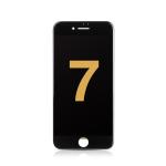 LCD Assembly with Steel Plate Compatible for iPhone 7 (Refurbished) - Black