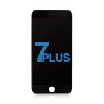 LCD Assembly with Steel Plate Compatible for iPhone 7 Plus (Aftermarket) - Black
