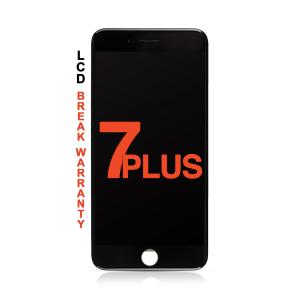 LCD Assembly with Steel Plate Compatible for iPhone 7 Plus (Aftermarket Premium / Incell) - Black