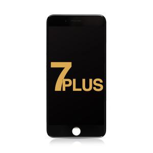 LCD Assembly with Steel Plate Compatible for iPhone 7 Plus (Refurbished) - Black