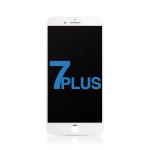 LCD Assembly with Steel Plate Compatible for iPhone 7 Plus (Aftermarket) - White