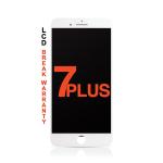 LCD Assembly with Steel Plate Compatible for iPhone 7 Plus (Aftermarket Premium / Incell) - White