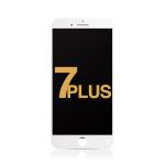 LCD Assembly with Steel Plate Compatible for iPhone 7 Plus (Refurbished) - White