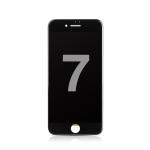 LCD Assembly with Steel Plate Compatible for iPhone 7 (PULL / B+) - Black