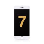 LCD Assembly with Steel Plate Compatible for iPhone 7 (Refurbished) - White