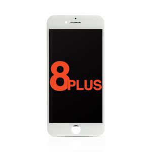 LCD Assembly with Steel Plate Compatible for iPhone 8 Plus (Aftermarket Plus / Incell) - White