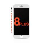 LCD Assembly with Steel Plate Compatible for iPhone 8 Plus (Aftermarket Premium / Incell) - White