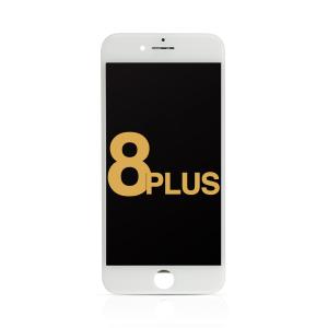 LCD Assembly with Steel Plate Compatible for iPhone 8 Plus (Refurbished) - White