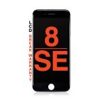 LCD Assembly with Steel Plate Compatible for iPhone SE (2022) / SE (2020) / 8 (Aftermarket Premium / Incell) - Black