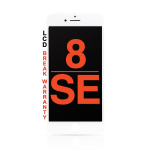 LCD Assembly with Steel Plate Compatible for iPhone SE (2022) / SE (2020) / 8 (Aftermarket Premium / Incell) - White