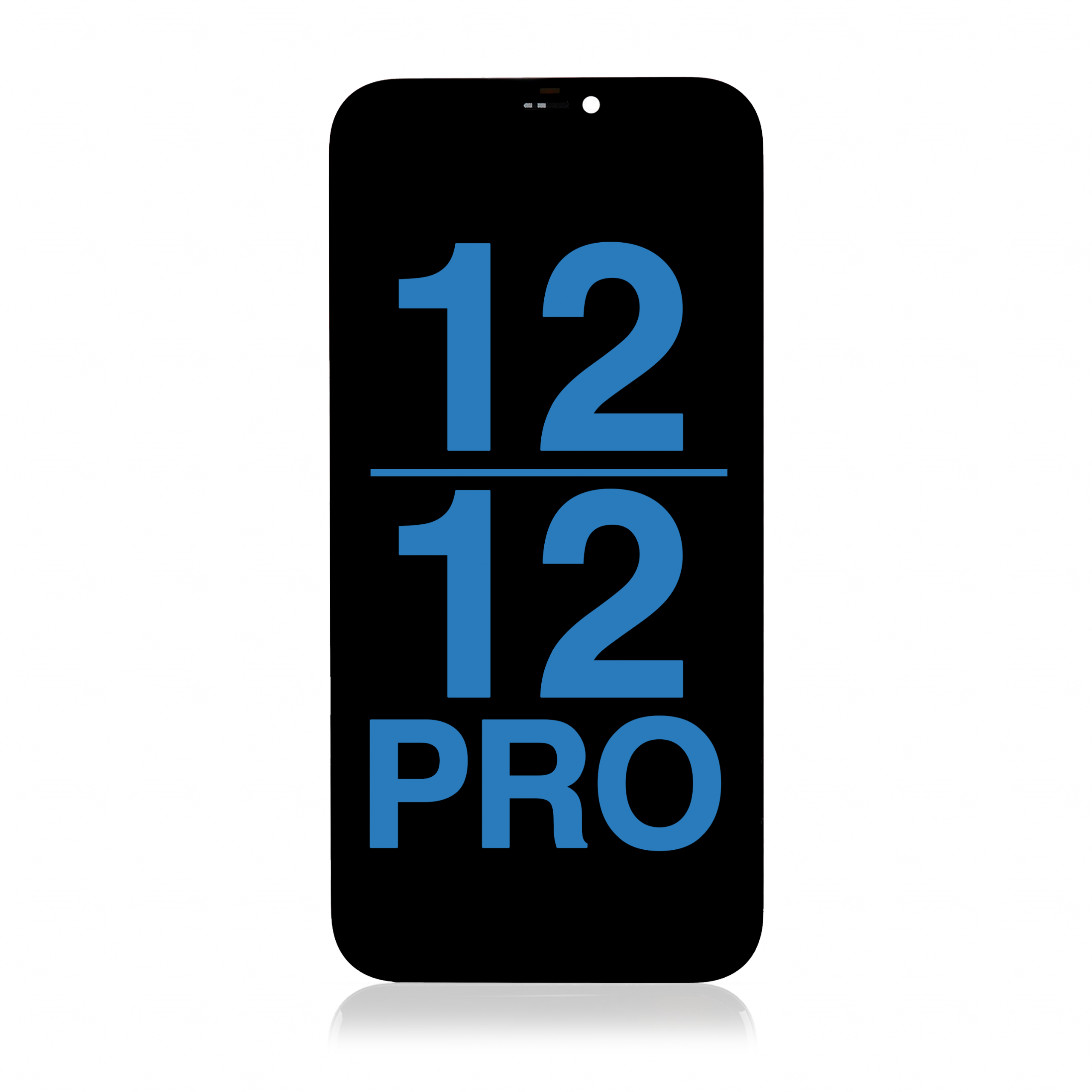LCD Assembly with Steel Plate Compatible for iPhone 12 / 12 Pro (Aftermarket)