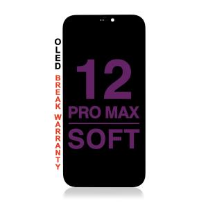OLED Assembly with Steel Plate Compatible for iPhone 12 Pro Max (Soft)