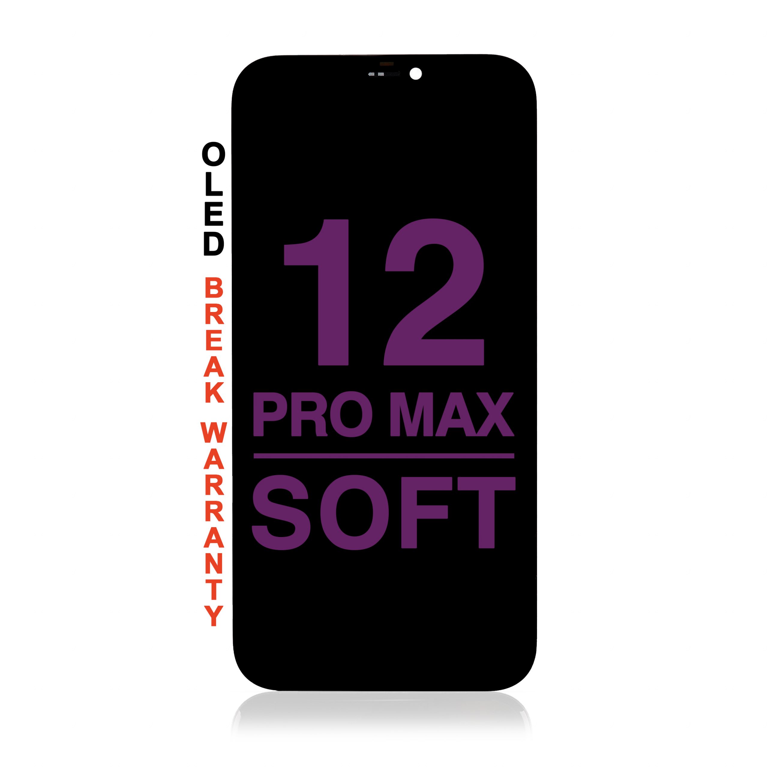 OLED Assembly with Steel Plate Compatible for iPhone 12 Pro Max (Soft)