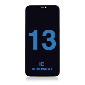 LCD Assembly with Steel Plate Compatible for iPhone 13 (Aftermarket) (IC Removable)