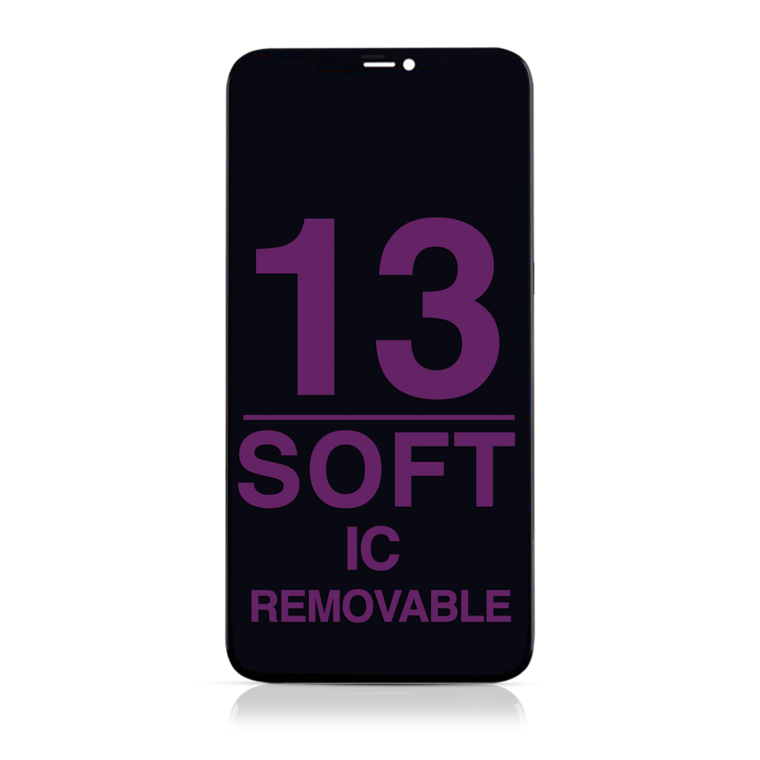 OLED Assembly with Steel Plate Compatible for iPhone 13 (Soft) (IC Removable)