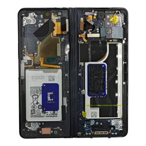 Service Pack - Battery and Inner OLED Assembly With Frame Compatible for Samsung Galaxy Z Fold 5 5G - Phantom Black