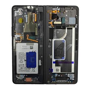 Service Pack - Battery and Inner OLED Assembly With Frame Compatible for Samsung Galaxy Z Fold 5 5G - Gray
