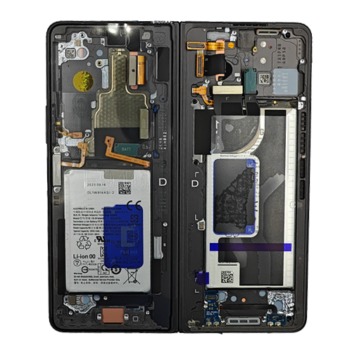Service Pack - Battery and Inner OLED Assembly With Frame Compatible for Samsung Galaxy Z Fold 5 5G - Gray