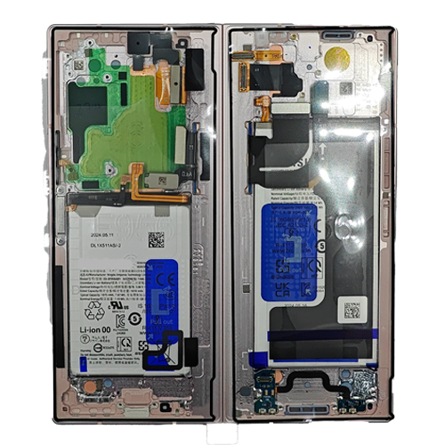 Service Pack - Battery and Inner OLED Assembly With Frame Compatible for Samsung Galaxy Z Fold 6 5G - Pink