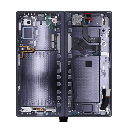 Service Pack - Battery and Inner OLED Assembly With Frame Compatible for Samsung Galaxy Z Fold 7 5G - Jetblack