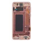 Service Pack - Battery and OLED Assembly With Frame Compatible for Samsung Galaxy S10E - Flamingo Pink