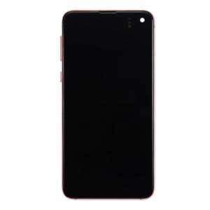 Service Pack - Battery and OLED Assembly With Frame Compatible for Samsung Galaxy S10E - Flamingo Pink