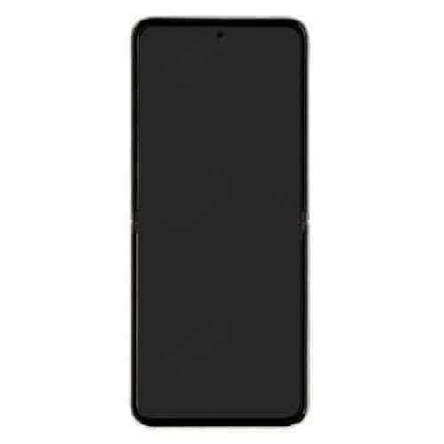 Service Pack - Battery and OLED Assembly With Frame Compatible for Samsung Galaxy Z Flip 3 5G - Cream