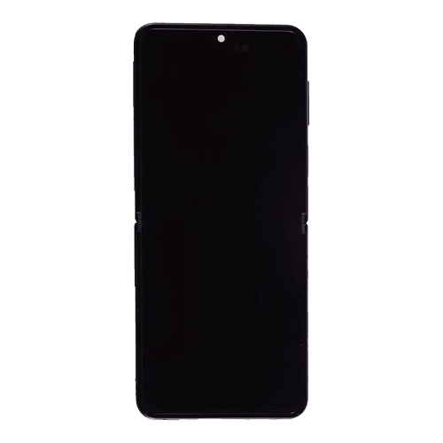 Service Pack - Battery and OLED Assembly With Frame Compatible for Samsung Galaxy Z Flip 4 5G - Pink Gold