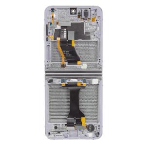 Service Pack - Battery and OLED Assembly With Frame Compatible for Samsung Galaxy Z Flip 5 5G - Lavender